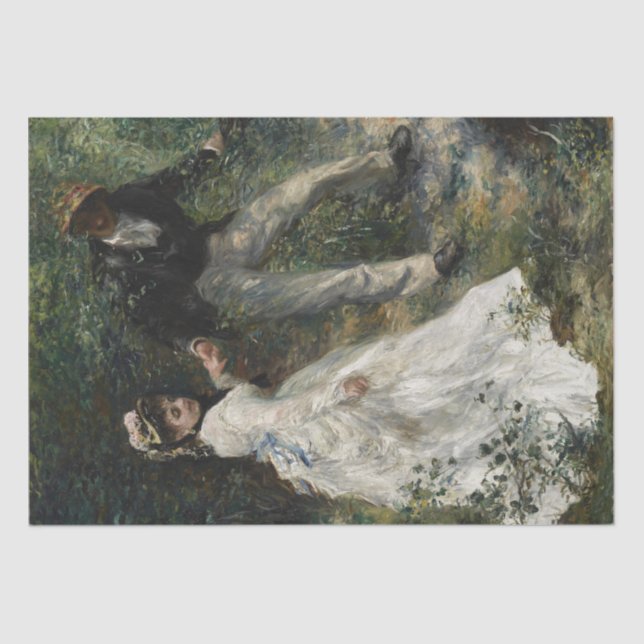 La Promenade Renoir Malerei Seidenpapier (Vorderseite)