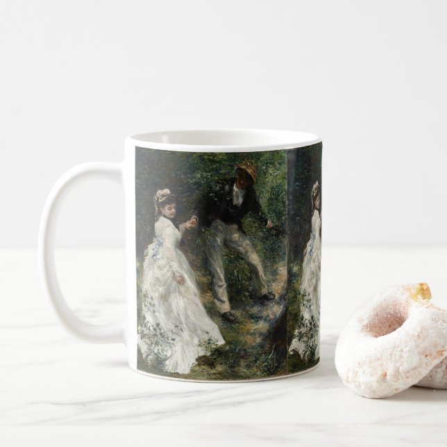 La Promenade Renoir Malerei Tasse (Mit Donut)