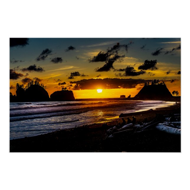 La Push Sunset Glossy Poster (Vorderseite)