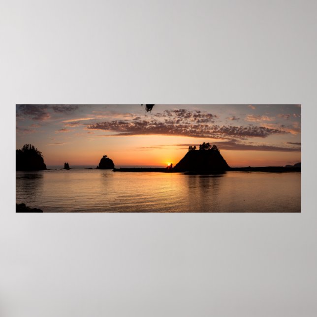 La Push, Washington. Panorama Poster (Vorne)