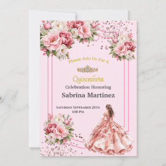 La Quinceanera Invitation Einladung