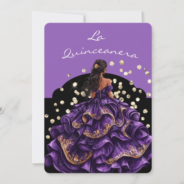 La Quinceanera Invitation Einladung (Vorderseite)