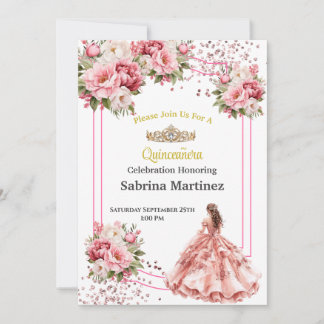 La Quinceanera Invitation Einladung