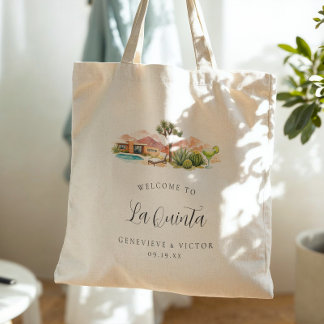 La Quinta Desert Wedding Welcome Tote Bag Tragetasche