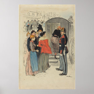 La Raffle 1893 Poster