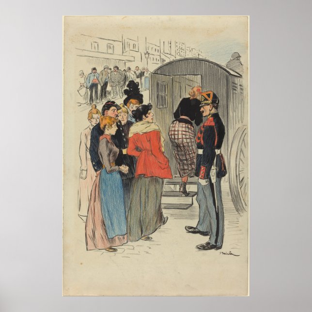 La Raffle 1893 Poster (Vorne)
