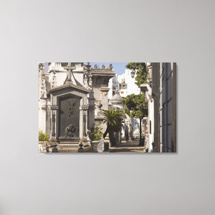 La Recoleta Friedhof in Buenos Aires Leinwanddruck