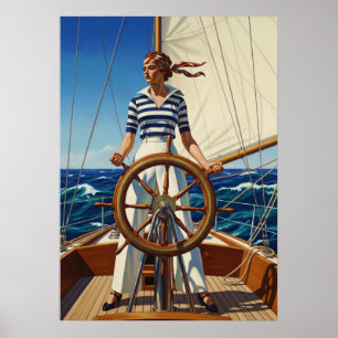 LA REGATIÈRE (Die Nautikerin) Poster