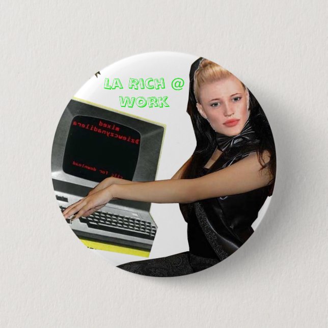 La-Reich-@ Arbeit Button (Vorderseite)