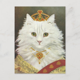 La reine Chat Postkarte