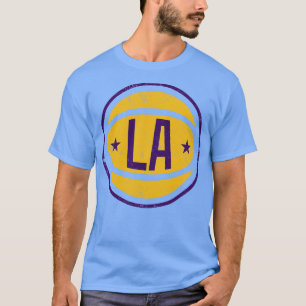 LA Retro Ball Black T-Shirt