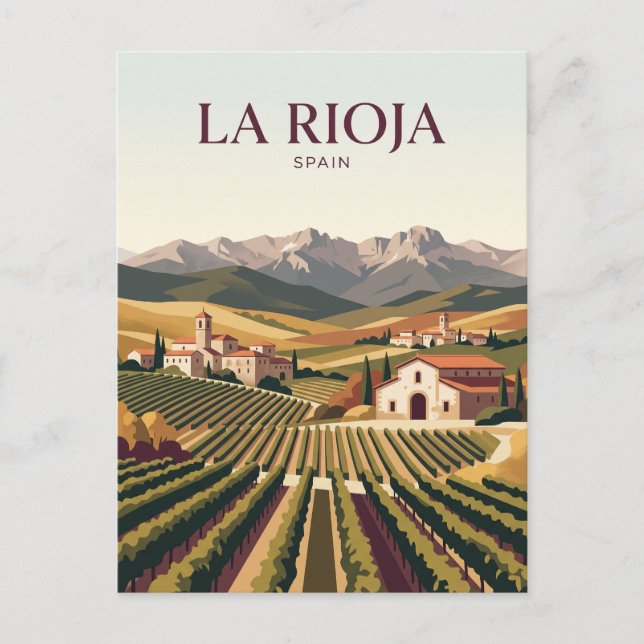 La Rioja Spanien Postkarte (Vorderseite)