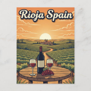 La Rioja Spanien Reisen Postkarte