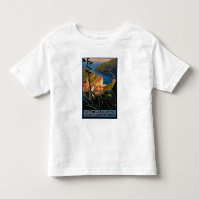 La Riviera Italienne Kleinkind T-shirt (Vorderseite)