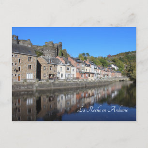 La Roche en Ardenne View, Belgien Postkarte
