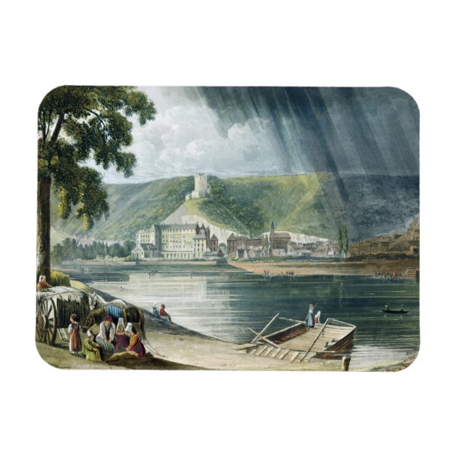 La Roche, from Views on the Seine, engraved by T Magnet (Horizontal)