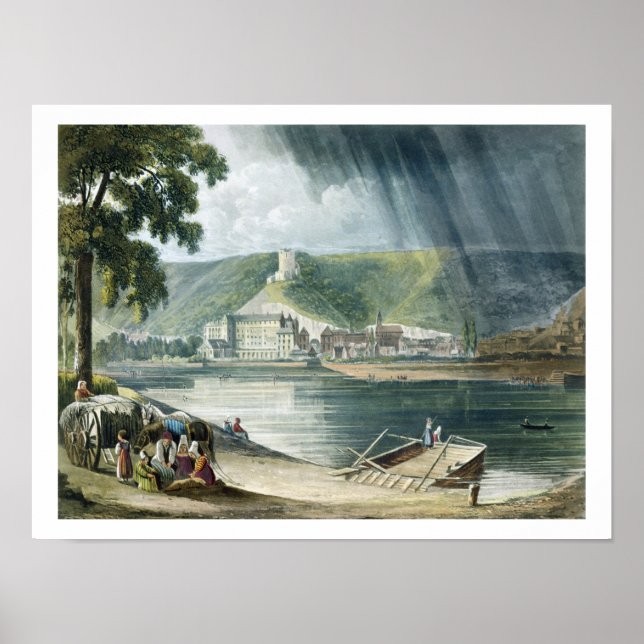 La Roche, from Views on the Seine, engraved by T Poster (Vorne)