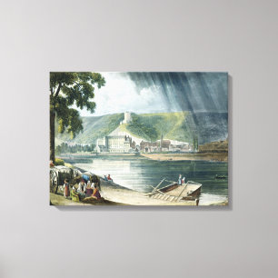 La Roche, "von den Ansichten über die Seine", Leinwanddruck