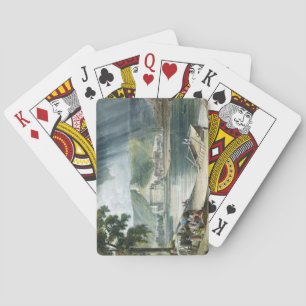La Roche, von "Views on the Seine", mit der Gravur Spielkarten