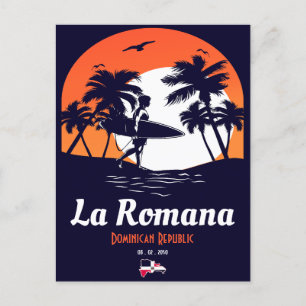 La Romana Dominikanische Republik Vintage Souvenir Postkarte