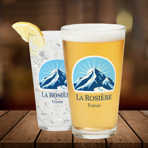La Rosière Frankreich Skigebiet Souvenir  Glas
