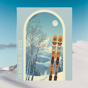 La Rosière Frankreich Skiurlaub Postkarte