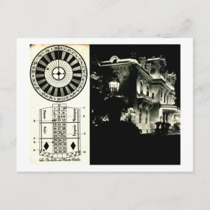 La Roulette de Monte Carlo, Monaco Vintage Postkarte