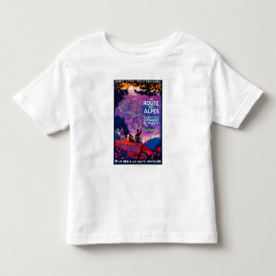 La Route Des Alpes Vintage PosterEuropa Kleinkind T-shirt