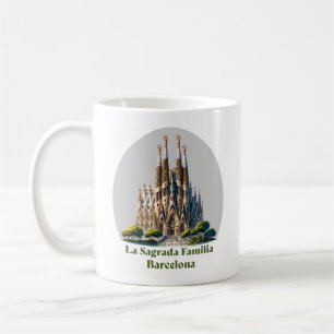 La Sagrada Familia Barcelona Spanien Kaffeetasse