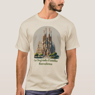 La Sagrada Familia Barcelona Spanien T-Shirt