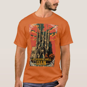 La Sagrada Familia Spanien Kunst, Dichtung und Mus T-Shirt