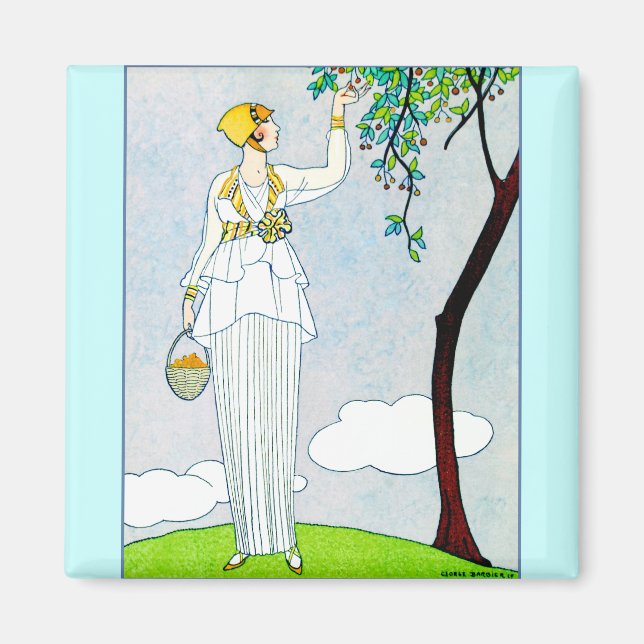 La Saison Des Prunes Mirabelles Magnet (Vorne)