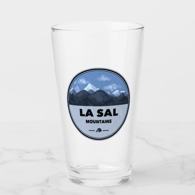La Sal Mountains Utah Camping Glas (Vorderseite)