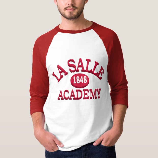 La Salle Hochschulbaseball-Shirt T-Shirt (Vorderseite)