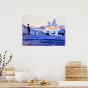 La Salute vom Ponte della Paglia Poster