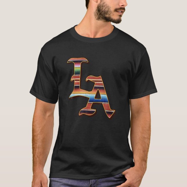 LA Sarape Los Angeles LA Sarape East LA Baseball M T-Shirt (Vorderseite)