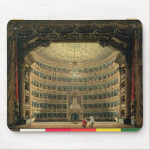 La Scala, Mailand, während einer Leistung Mousepad