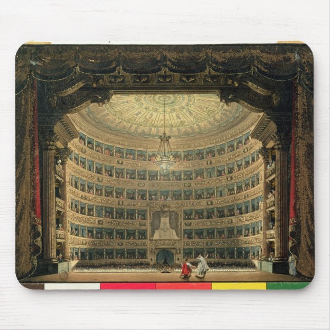 La Scala, Mailand, während einer Leistung Mousepad (Vorne)