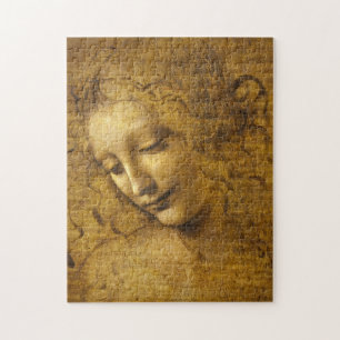 La Scapigliata, 1508 von Leonardo da Vinci Puzzle