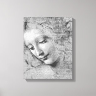 La Scapigliata by Leonardo da Vinci Leinwanddruck