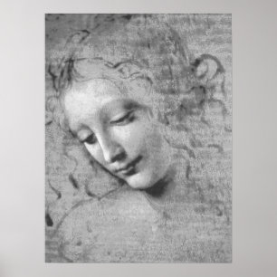 La Scapigliata by Leonardo da Vinci Poster