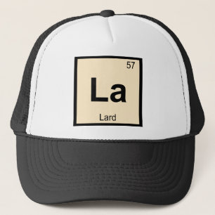 La - Schmalz Chemie Periodensystem-Symbol Truckerkappe