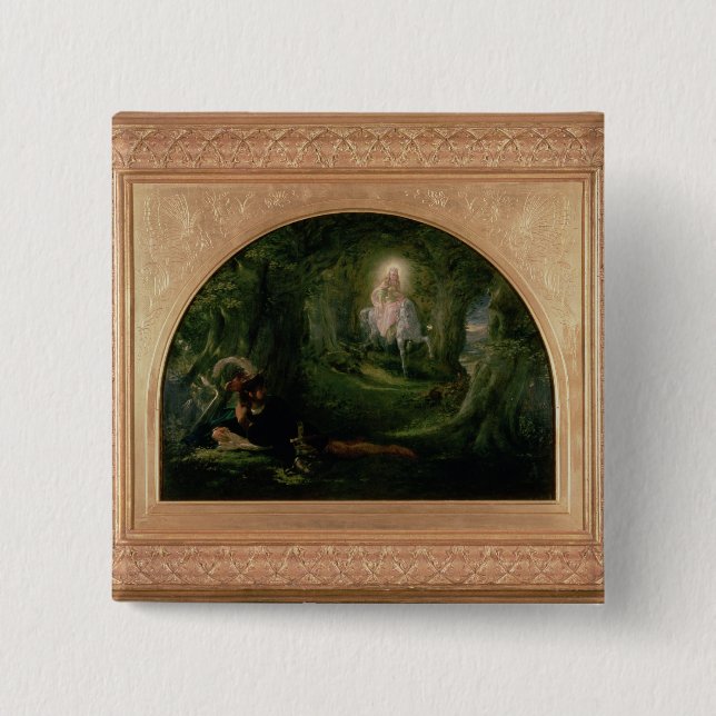 La-Schönheits-Freifrau Sans Merci Button (Vorderseite)