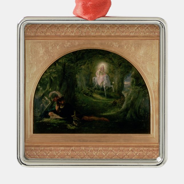 La-Schönheits-Freifrau Sans Merci Ornament Aus Metall (Vorne)