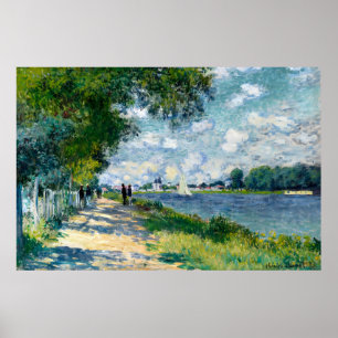 LA SEINE A ARGENTEUIL-Claude Monet Poster