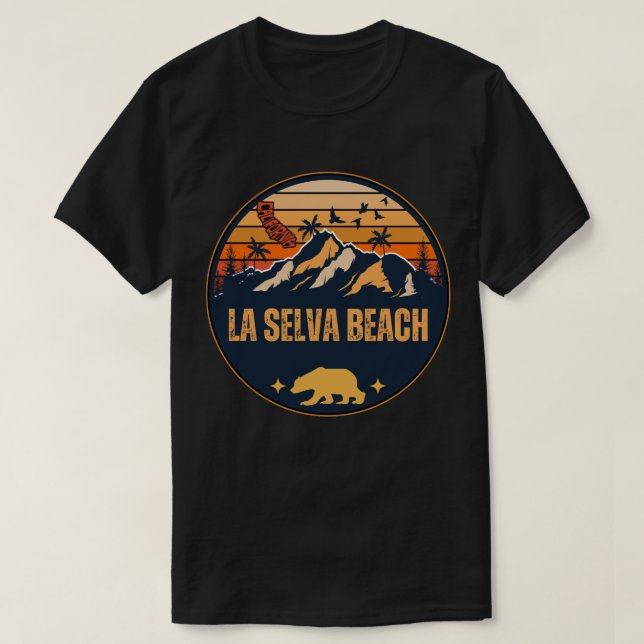 La Selva Beach, Kalifornien T-Shirt (Design vorne)