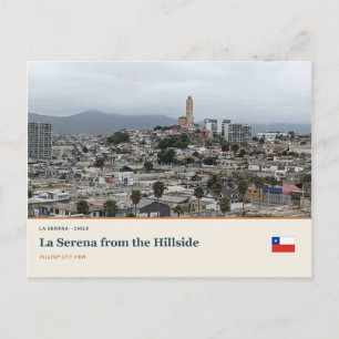 La Serena vom Hang Postkarte