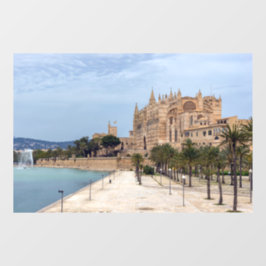 La Seu, die Kathedrale von Palma de Mallorca - Spa Fensteraufkleber