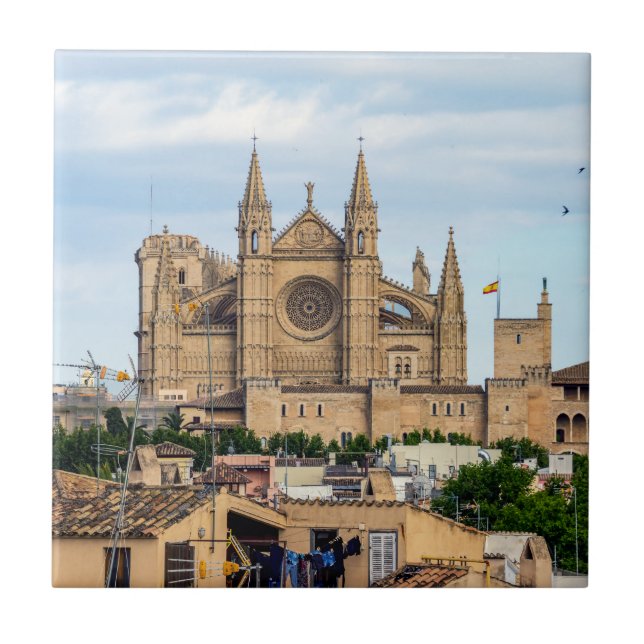 La Seu, die Kathedrale von Palma de Mallorca - Spa Fliese (Vorderseite)