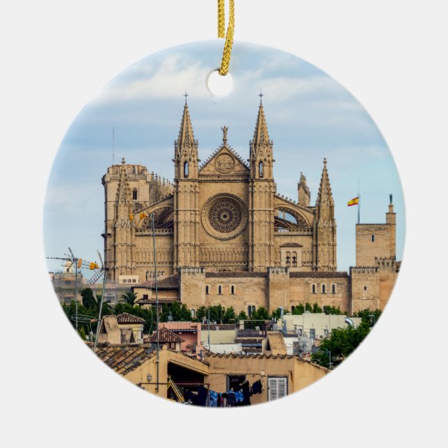 La Seu, die Kathedrale von Palma de Mallorca - Spa Keramik Ornament (Vorne)